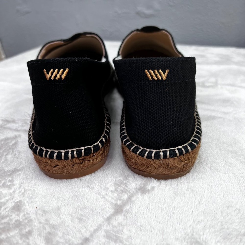 Viscata Sitges Canvas Espadrille Shoe Black size 42 US 9 Men NWOT - Picture 4 of 8
